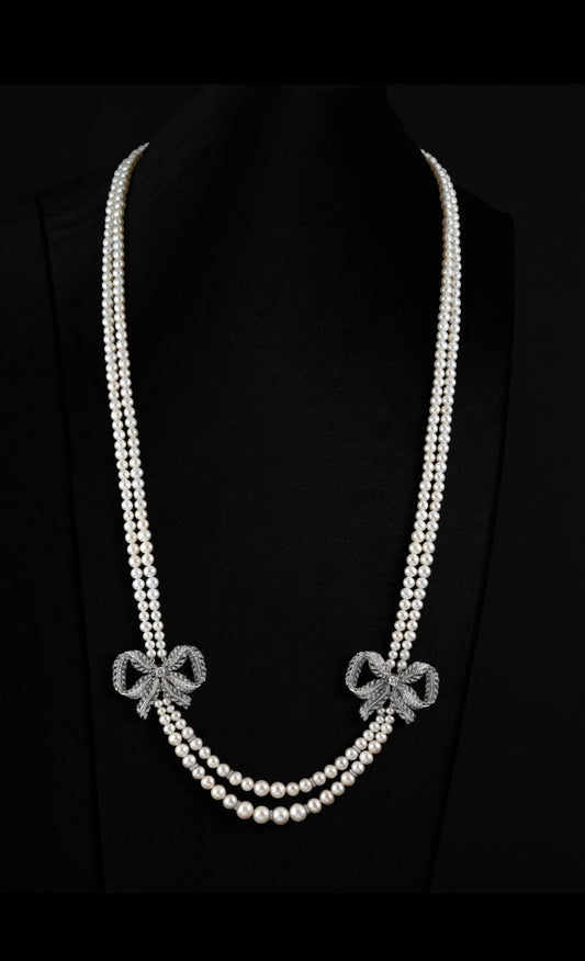 Deco Bow multi wear necklace