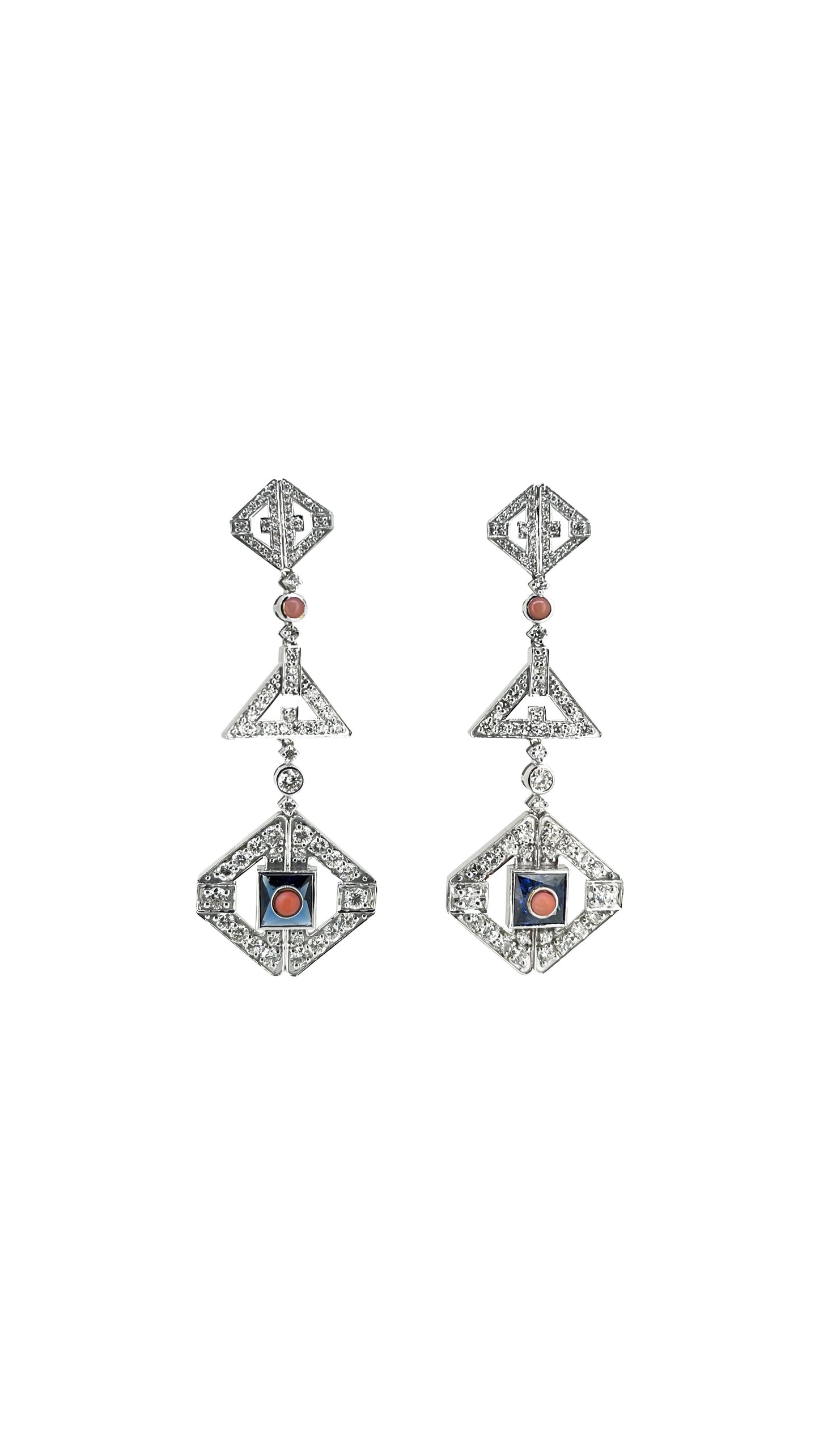 l’amour deco earrings